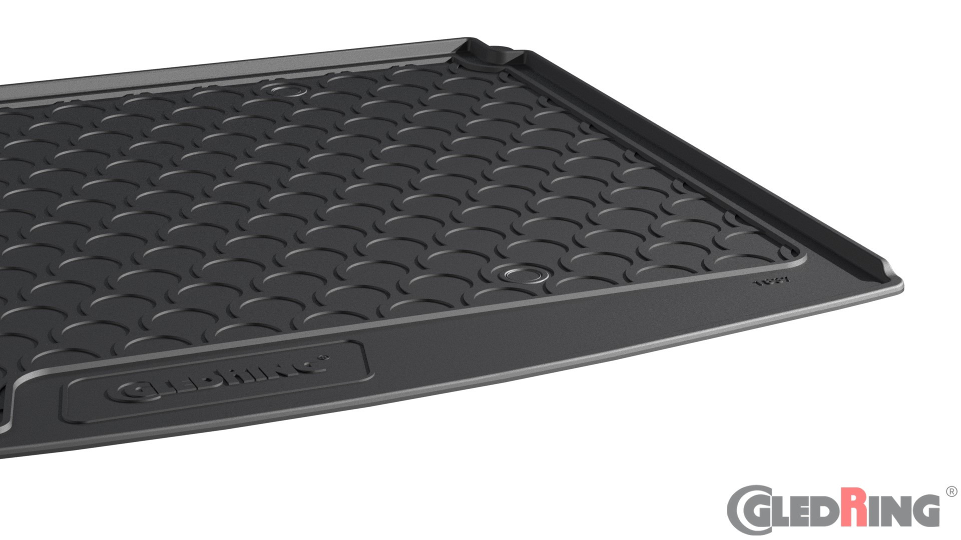 Original Gledring Premium Gummi Kofferraummatte - JEEP Compass (Oberer und unterer variabler Boden) 2017->